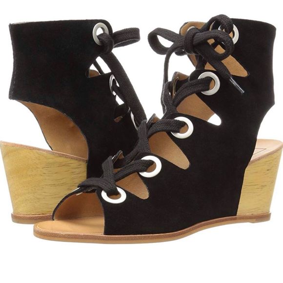 Dolce Vita wooden block wedge heel - Picture 2 of 5